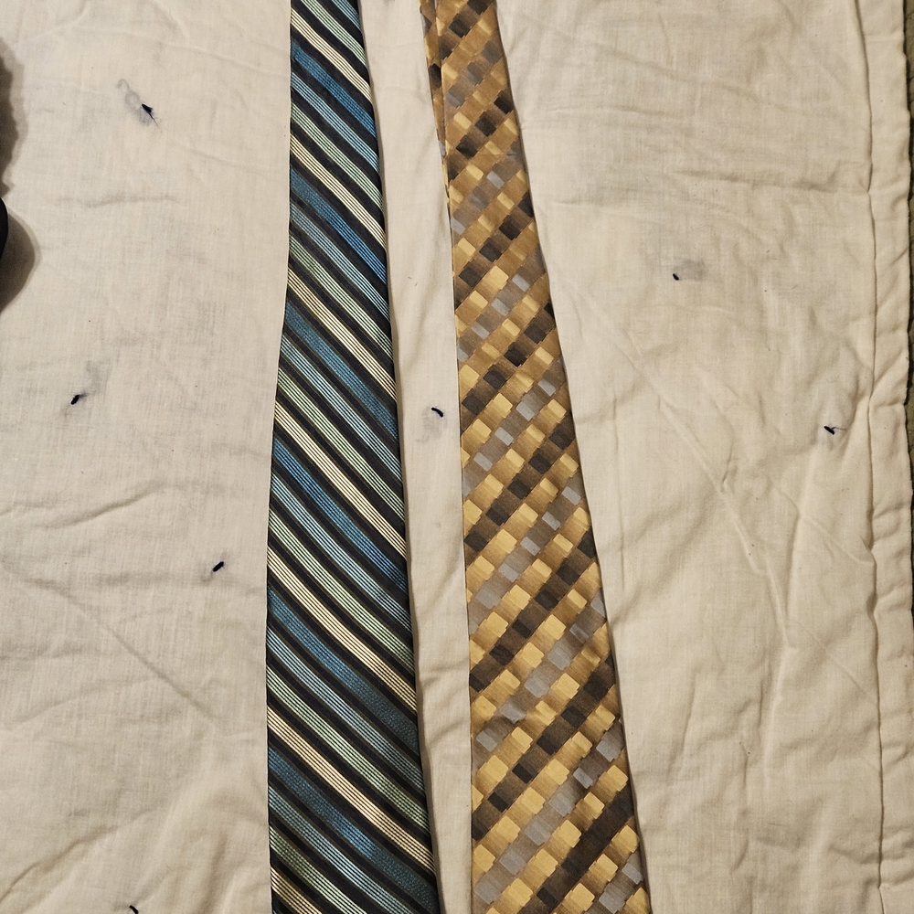 Striped and Checkered Ties